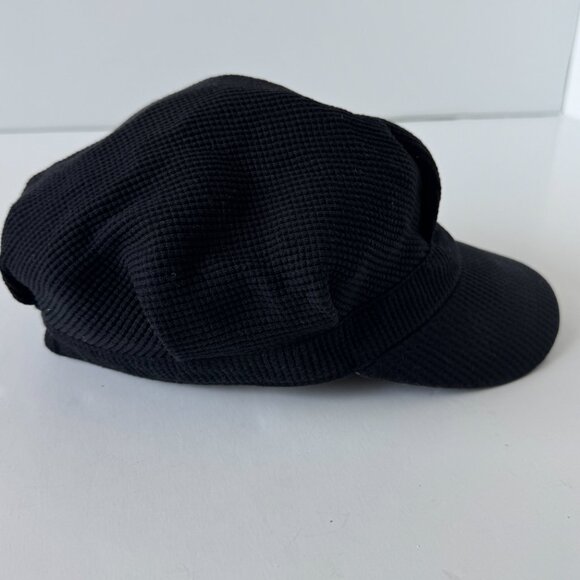 Harley Davidson BLACK Conductors MOTORCYCLE Hat Cap ONE SIZE CORDUROY FEEL - Picture 3 of 8